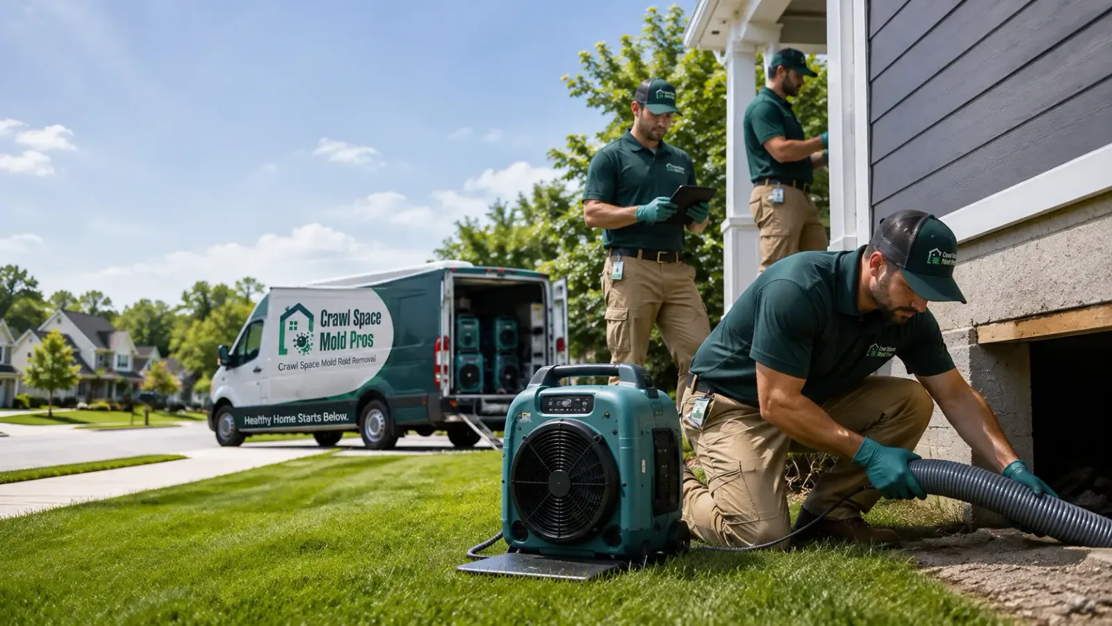 Crawl Space Mold Removal in Monponsett, MA